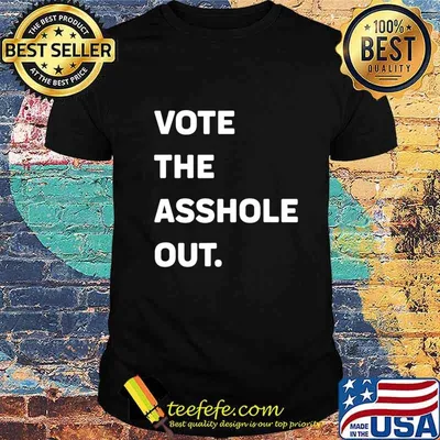 Vote The ASSHOLE Out Vote Trump Out Biden 2020 Election T-Shirt