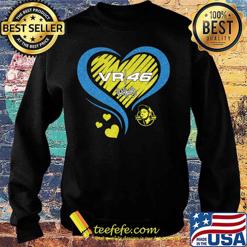 Vr46 valentino rossi racing heart diamond s Sweater Vr46 valentino rossi racing heart diamond s Sweater