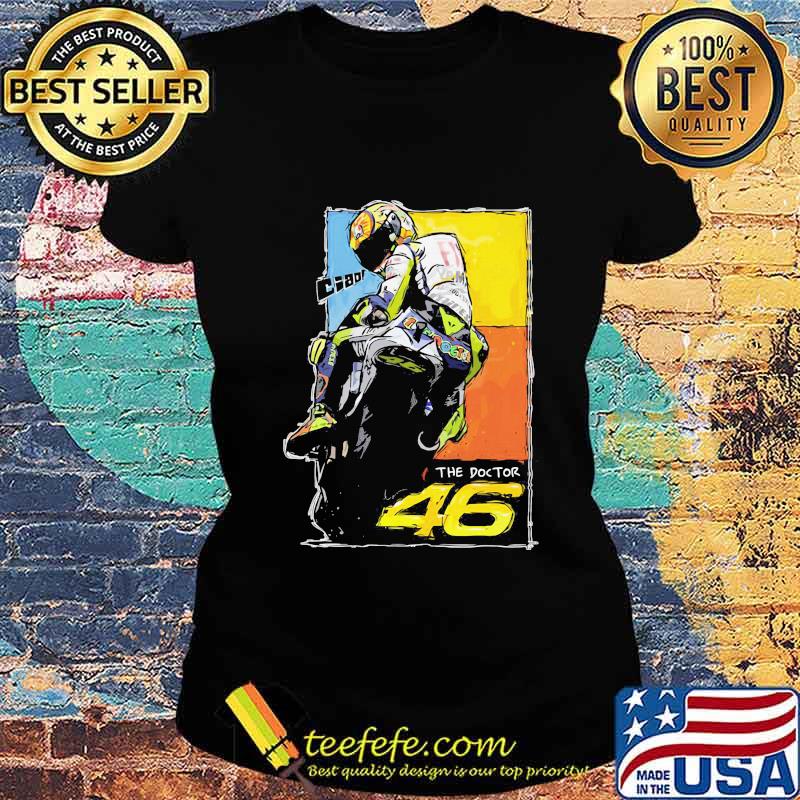 Vr46 valentino rossi the doctor signature vintage s Ladies tee Vr46 valentino rossi the doctor signature vintage s Ladies tee