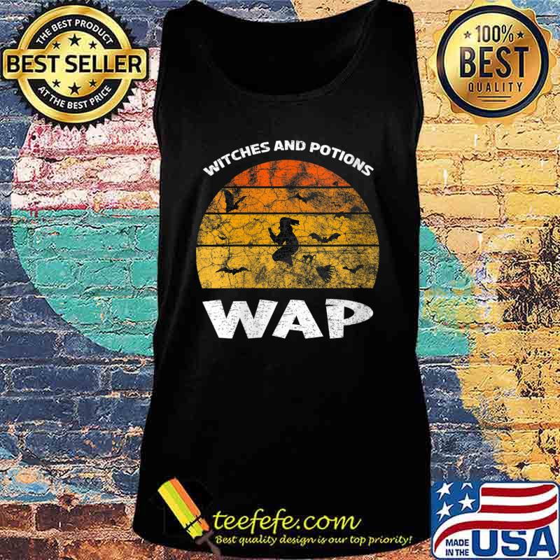WAP Witches And Potions Retro Sunset Funny WAP wordplay Shirt Tank top WAP Witches And Potions Retro Sunset Funny WAP wordplay Shirt Tank top