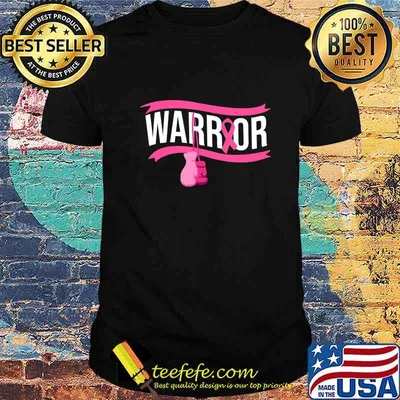 Warrior Breast Cancer Awareness T-Shirt