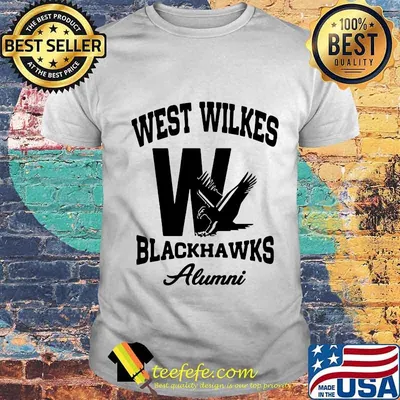 West wilkes blackhawks alumni logo shirt