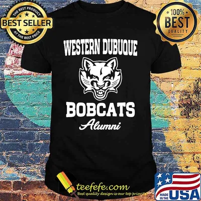 Western dubuque bobcats alumni logo shirt