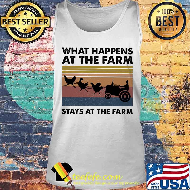 What happens at the farm stays at the farm vintage retro s Tank top What happens at the farm stays at the farm vintage retro s Tank top