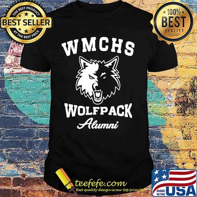 Wmchs wolfpack alumni logo shirt
