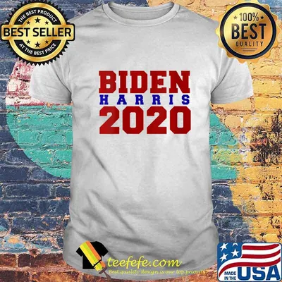 Womens Biden Harris 2020 V-Neck T-Shirt