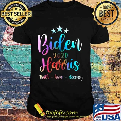 Womens Joe Biden Harris 2020 T-shirt Election for mom and dad gift T-Shirt