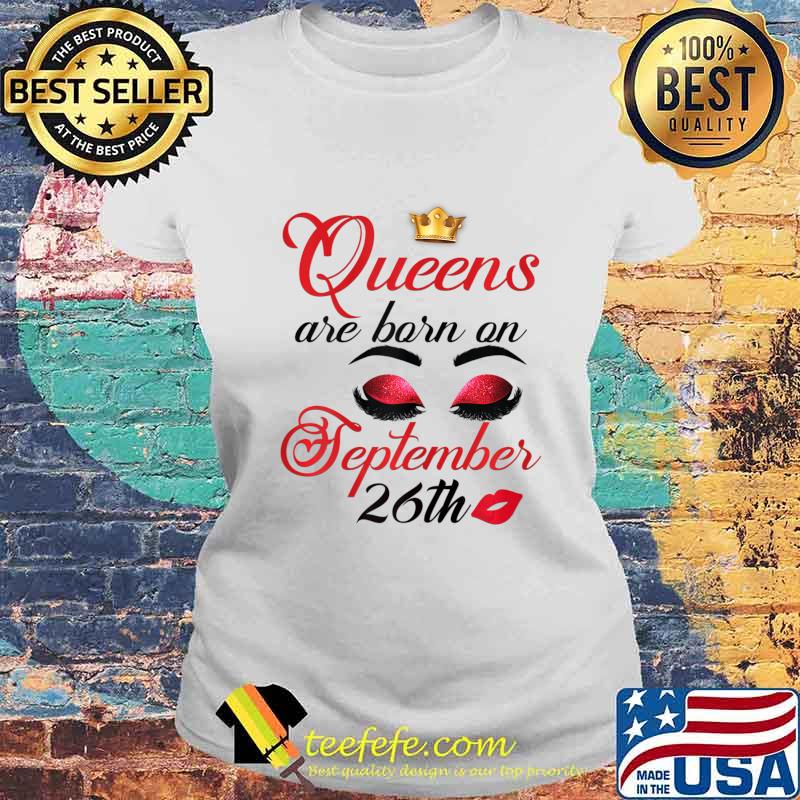 Womens Libra Birthday Queens are Born on September 26th Libra Girl T-Shirt Laides tee Womens Libra Birthday Queens are Born on September 26th Libra Girl T-Shirt Laides tee