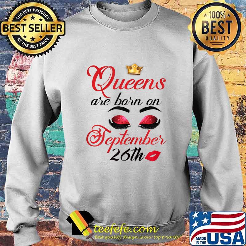 Womens Libra Birthday Queens are Born on September 26th Libra Girl T-Shirt Sweater Womens Libra Birthday Queens are Born on September 26th Libra Girl T-Shirt Sweater