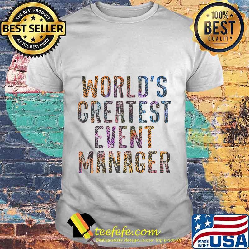 World's greatest event manager Premium T-Shirt