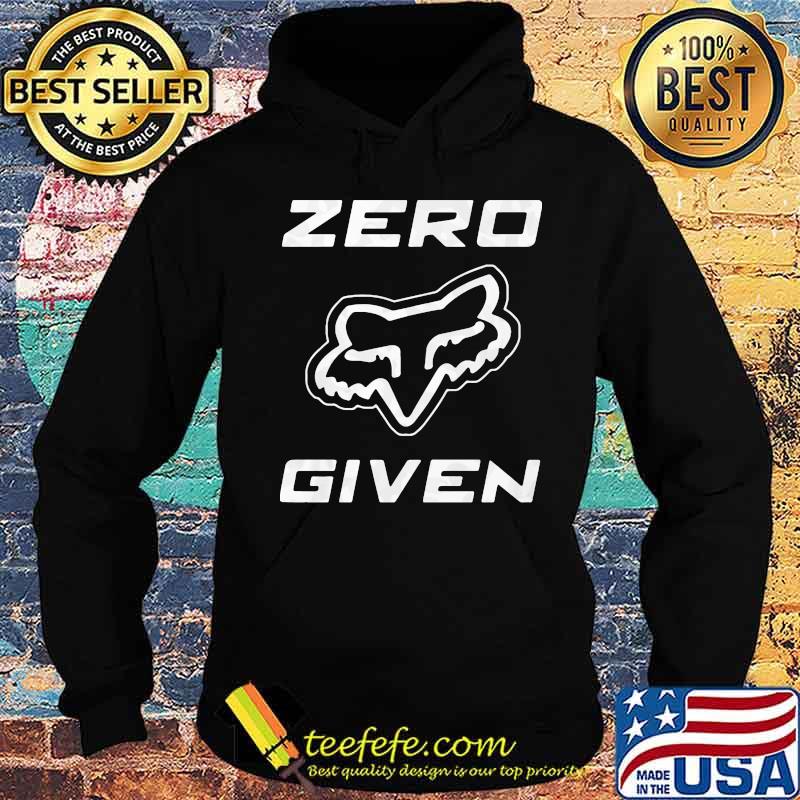 Zero given fox logo s Hoodie Zero given fox logo s Hoodie