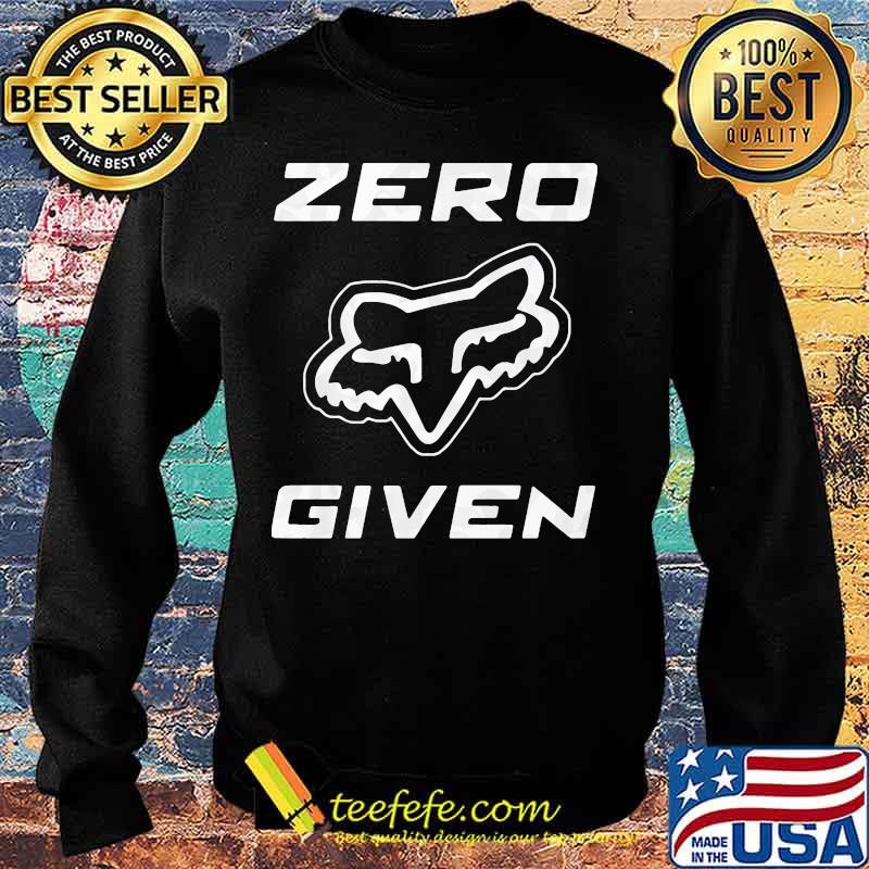 Zero given fox logo s Sweater Zero given fox logo s Sweater