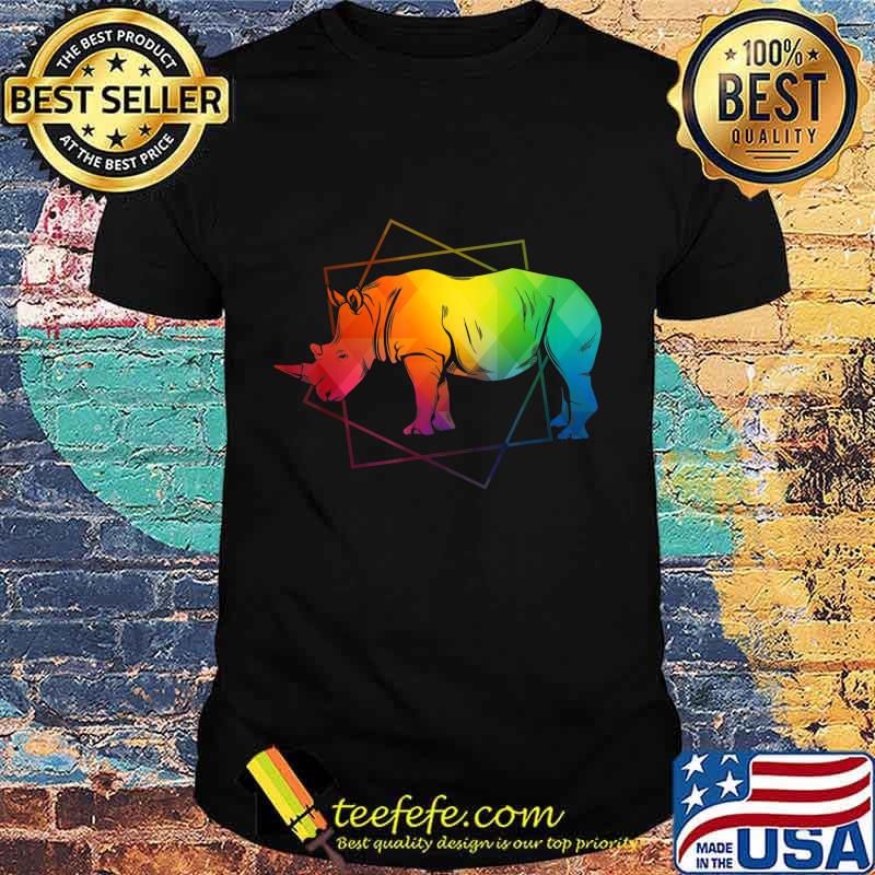 Zoo Animal Africa Safari Wildlife Rhino T-Shirt
