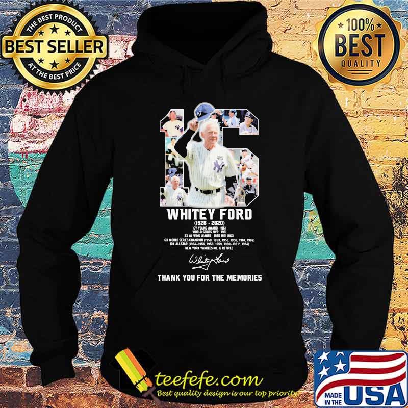 16 whitey ford 1928 2020 thank for the memories signature s Hoodie 16 whitey ford 1928 2020 thank for the memories signature s Hoodie