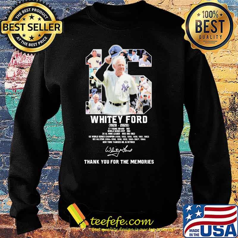 16 whitey ford 1928 2020 thank for the memories signature s Sweater 16 whitey ford 1928 2020 thank for the memories signature s Sweater