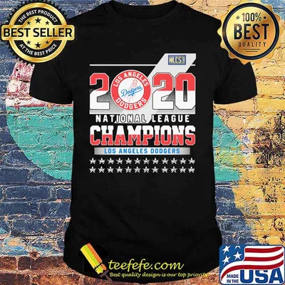 2020 los angeles dodgers logo national league champions shirt