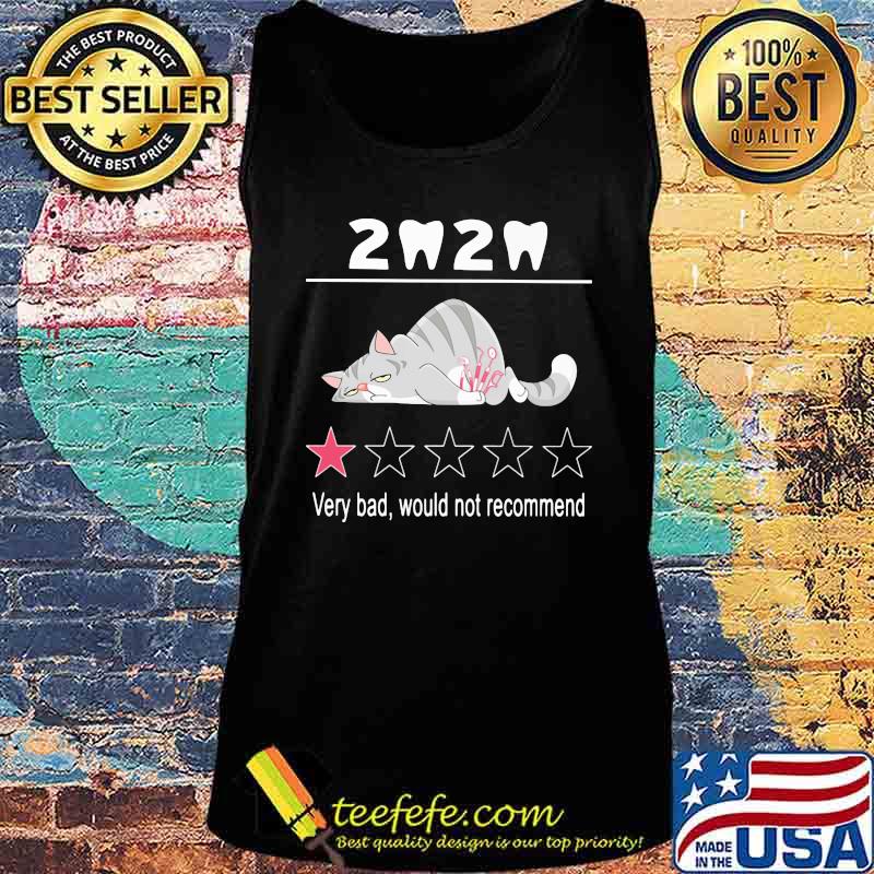 2020 one star rating very bad would not recommend teeth cat halloween s Tank top 2020 one star rating very bad would not recommend teeth cat halloween s Tank top