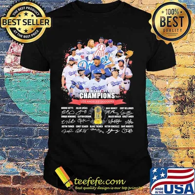 2020 world series champions los angeles dodgers cup signatures shirt