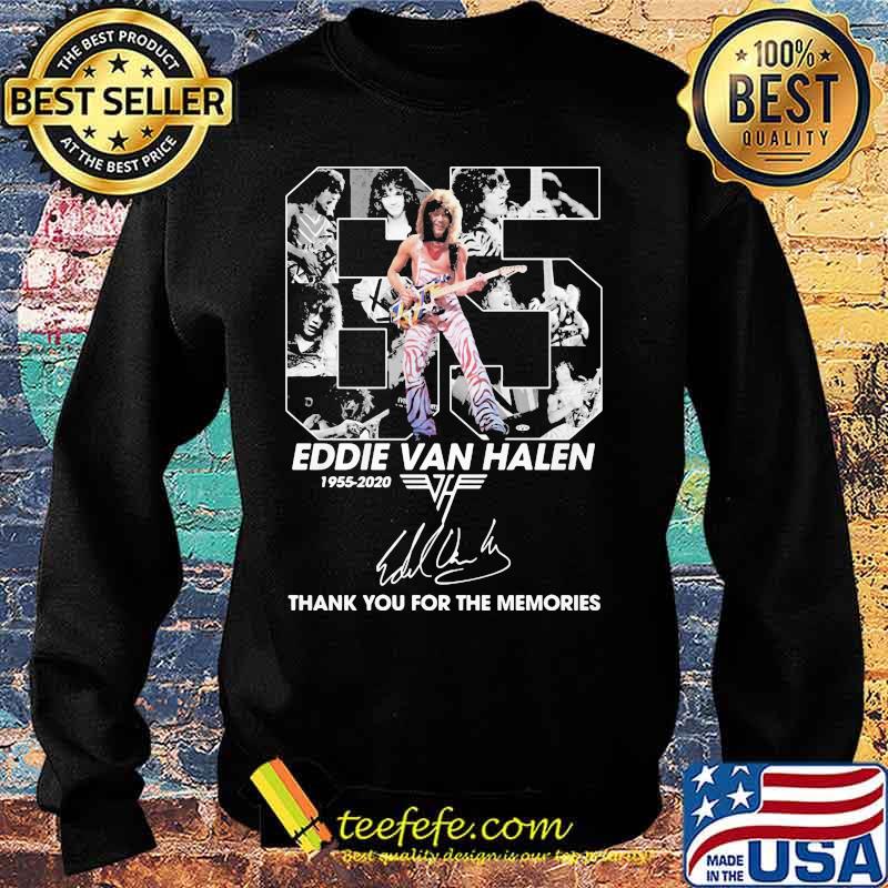 65 eddie van halen 1955 2020 thank for the memories signatures s Sweater 65 eddie van halen 1955 2020 thank for the memories signatures s Sweater