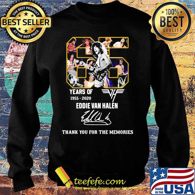 65 years of 1955 2020 eddie van halen thank for the memories signatures s Sweater 65 years of 1955 2020 eddie van halen thank for the memories signatures s Sweater