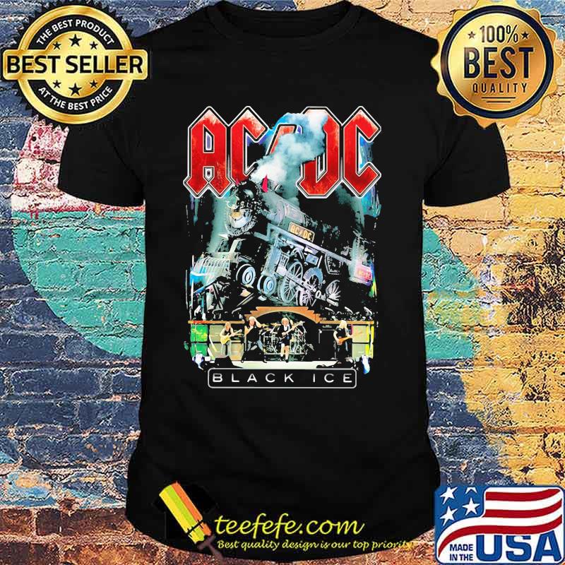 Acdc band black ice train shirt Acdc band black ice train shirt
