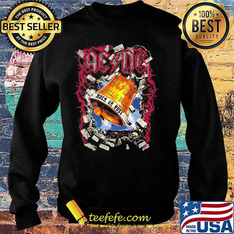 Acdc band hell's bell rock or trust s Sweater Acdc band hell's bell rock or trust s Sweater