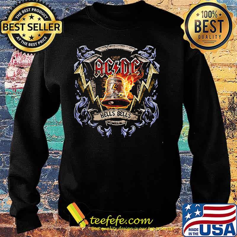 Acdc band hells bells fire vintage s Sweater Acdc band hells bells fire vintage s Sweater