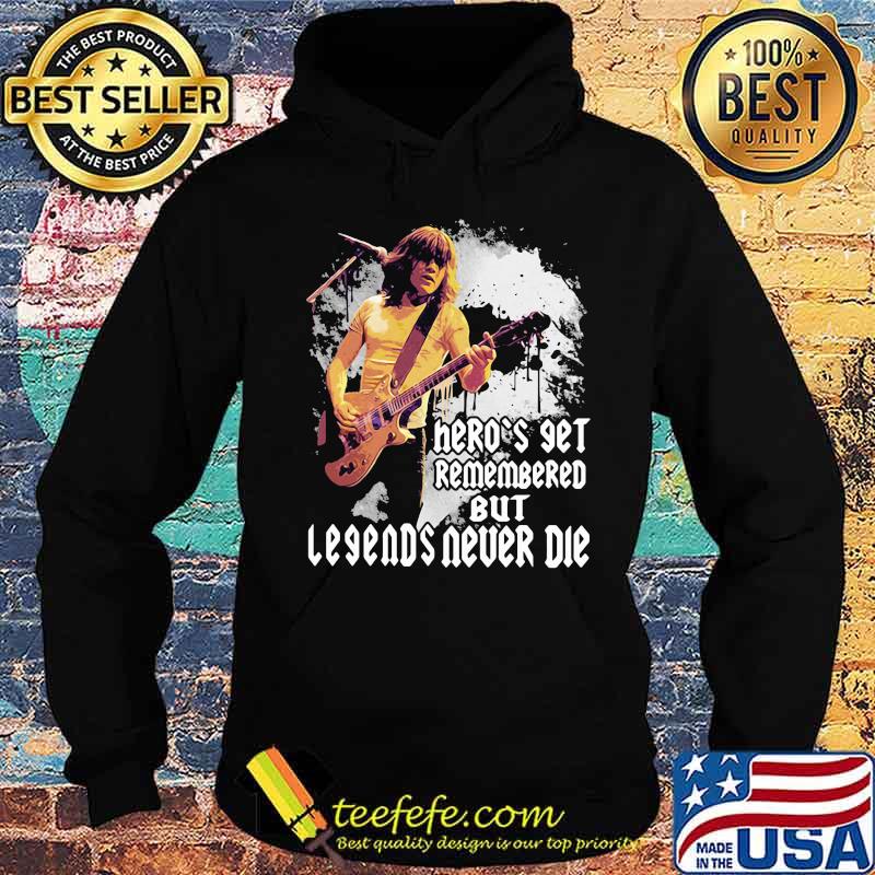 Acdc band heroes get remembered but legends never die s Hoodie Acdc band heroes get remembered but legends never die s Hoodie