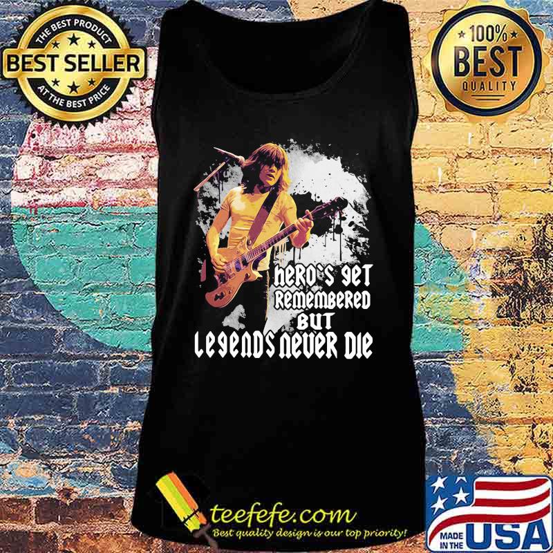 Acdc band heroes get remembered but legends never die s Tank top Acdc band heroes get remembered but legends never die s Tank top