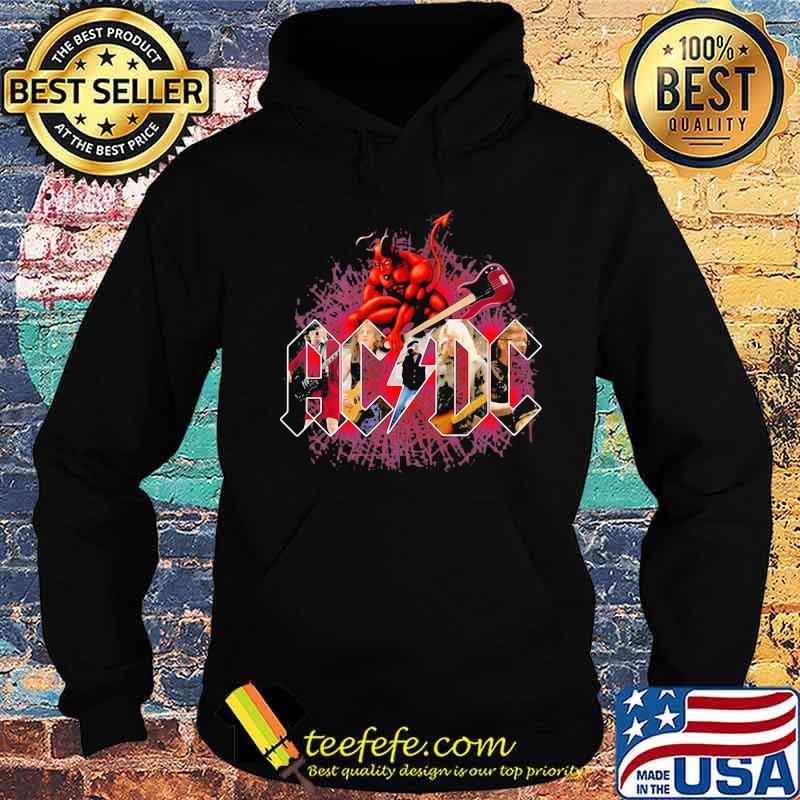 Acdc band santa guitar halloween s Hoodie Acdc band santa guitar halloween s Hoodie
