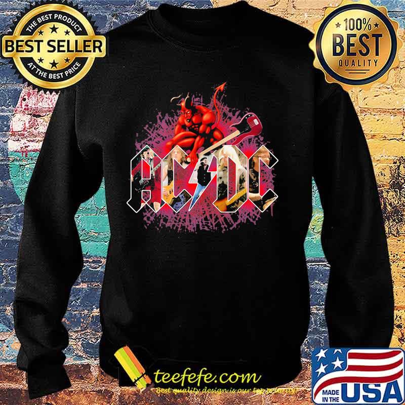 Acdc band santa guitar halloween s Sweater Acdc band santa guitar halloween s Sweater