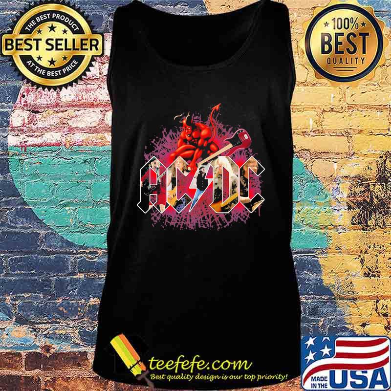 Acdc band santa guitar halloween s Tank top Acdc band santa guitar halloween s Tank top