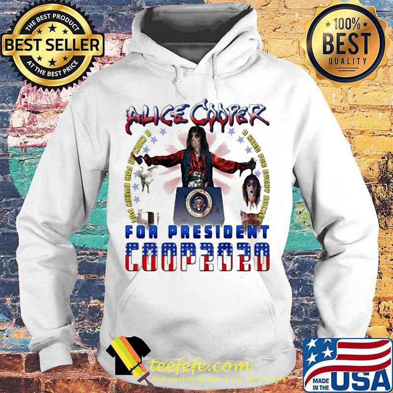 Alice cooper for president 2020 s Hoodie Alice cooper for president 2020 s Hoodie