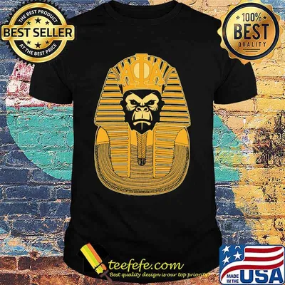 Ancient egyptian statue monkey shirt
