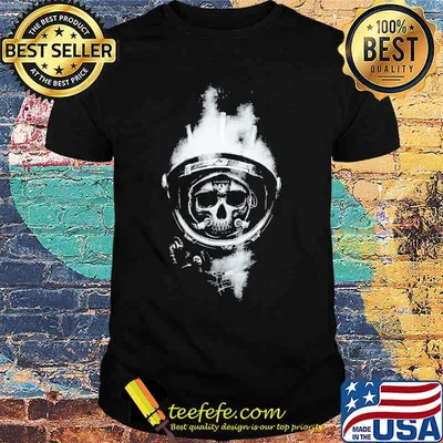 Astronaut skull oklahoma raiders shirt