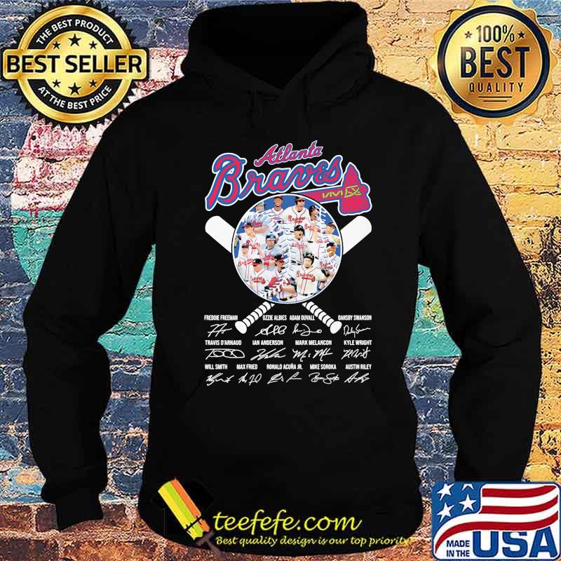 Atlanta braves national league champions 2020 signatures s Hoodie Atlanta braves national league champions 2020 signatures s Hoodie