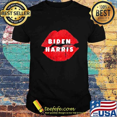 Biden Harris 2020 - Joe Biden Kamala Harris 2020 Kiss Print T-Shirt