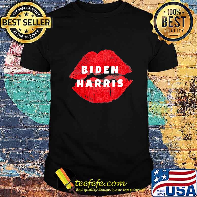 Biden Harris 2020 - Joe Biden Kamala Harris 2020 Kiss Print T-Shirt