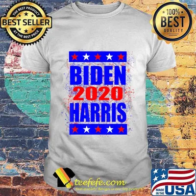 Biden Harris 2020 Patriotic Red White Blue T-Shirt
