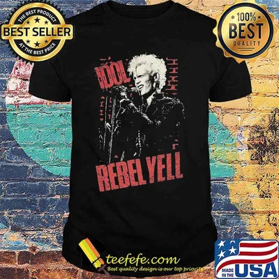 Billy idol rebel yell vintage shirt