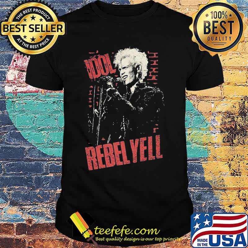 Billy idol rebel yell vintage shirt