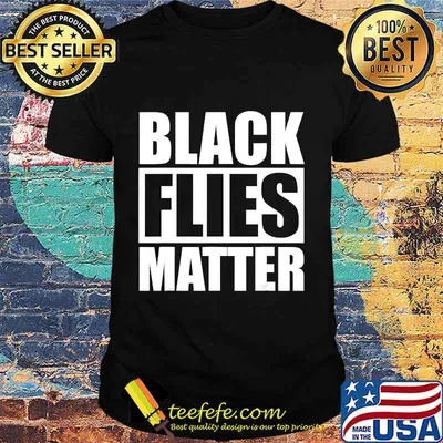 Black Flies Matter Funny 2020 Vice-Presidential Debate Meme T-Shirt