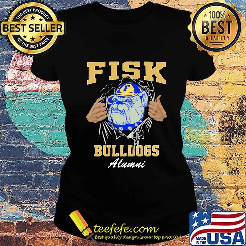 Blood inside fisk bulldogs alumni s Ladies tee Blood inside fisk bulldogs alumni s Ladies tee