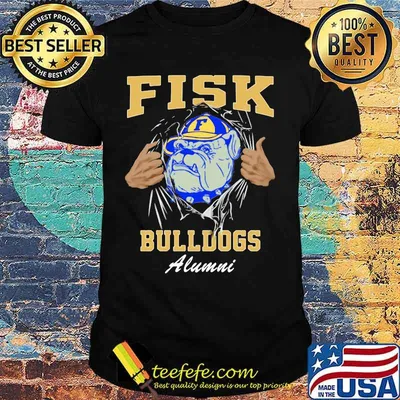 Blood inside fisk bulldogs alumni shirt