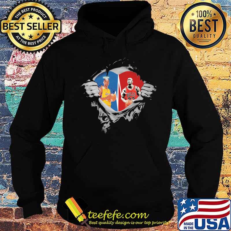 Blood inside heart kobe bryant and michael jordan s Hoodie Blood inside heart kobe bryant and michael jordan s Hoodie