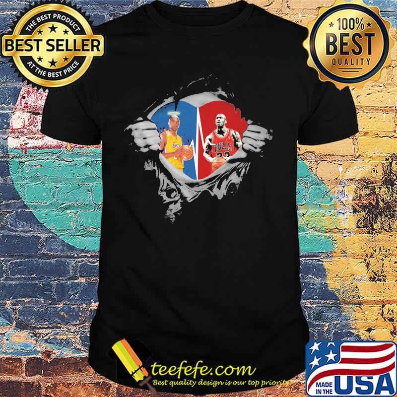 Blood inside heart kobe bryant and michael jordan shirt Blood inside heart kobe bryant and michael jordan shirt