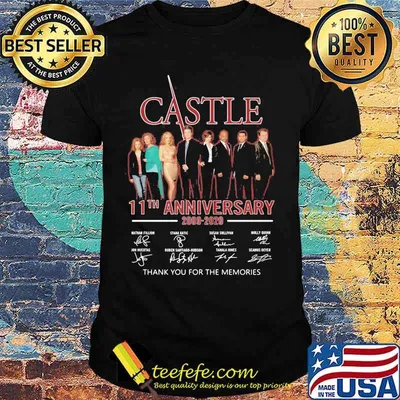 Castle 11th anniversary 2009 2020 thank for the memories signatures shirt