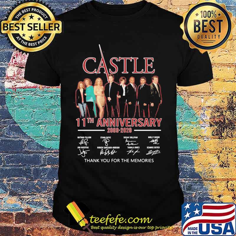 Castle 11th anniversary 2009 2020 thank for the memories signatures shirt
