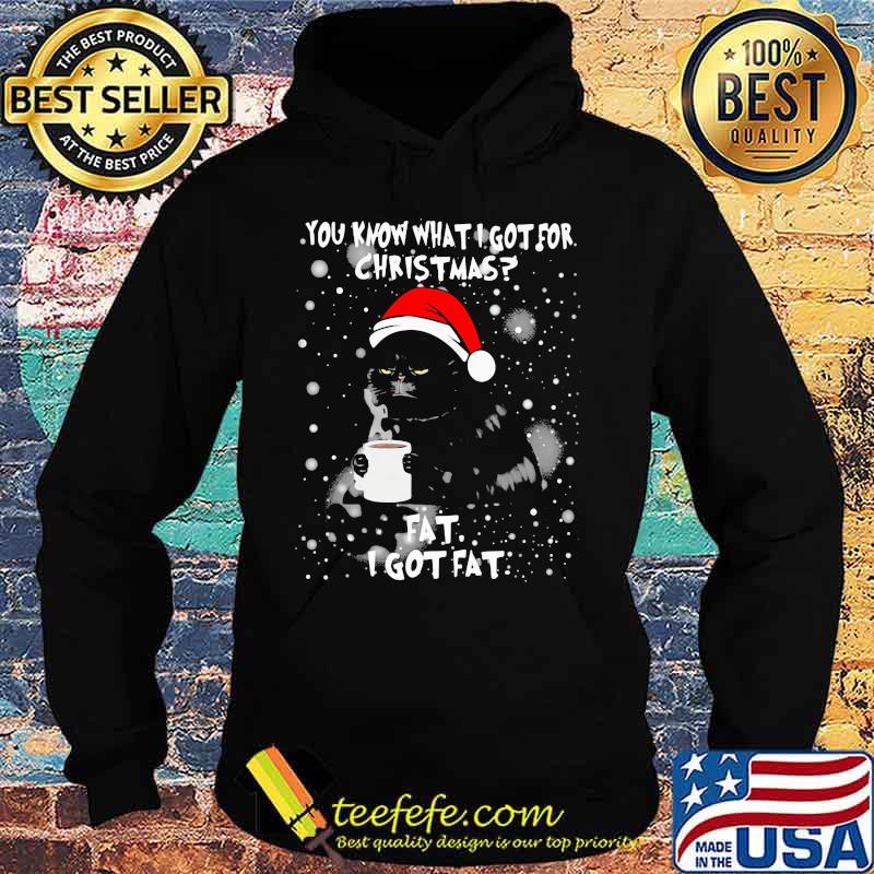 Cat you know what I got for christmas fat I got fat s Hoodie Cat you know what I got for christmas fat I got fat s Hoodie