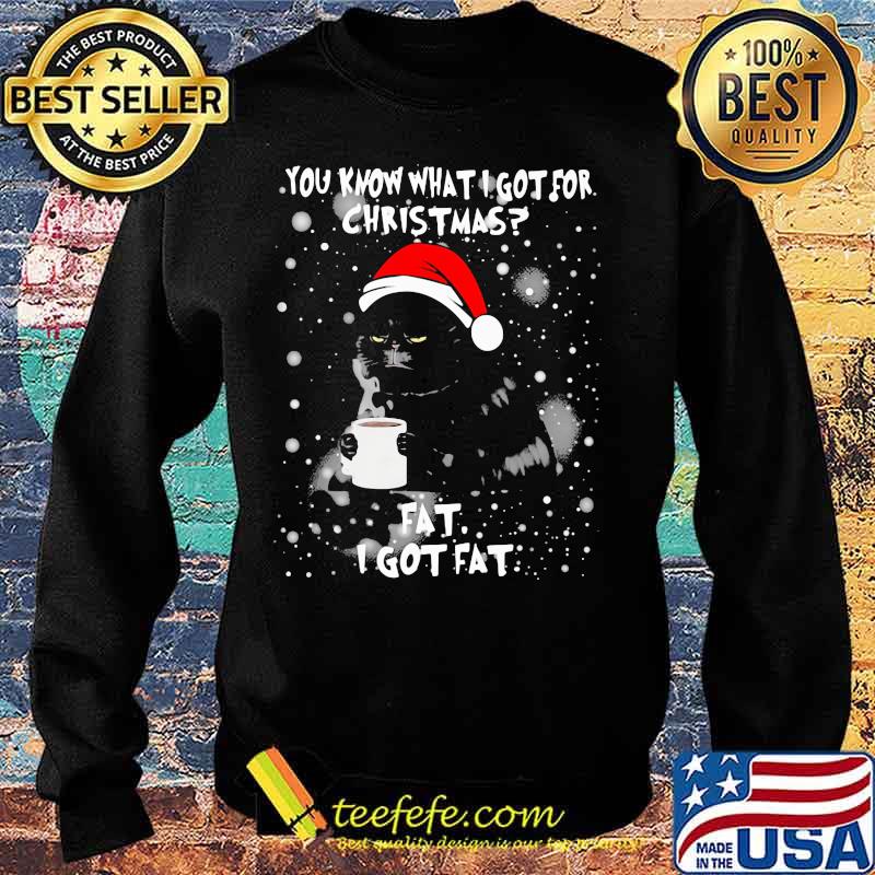 Cat you know what I got for christmas fat I got fat s Sweater Cat you know what I got for christmas fat I got fat s Sweater